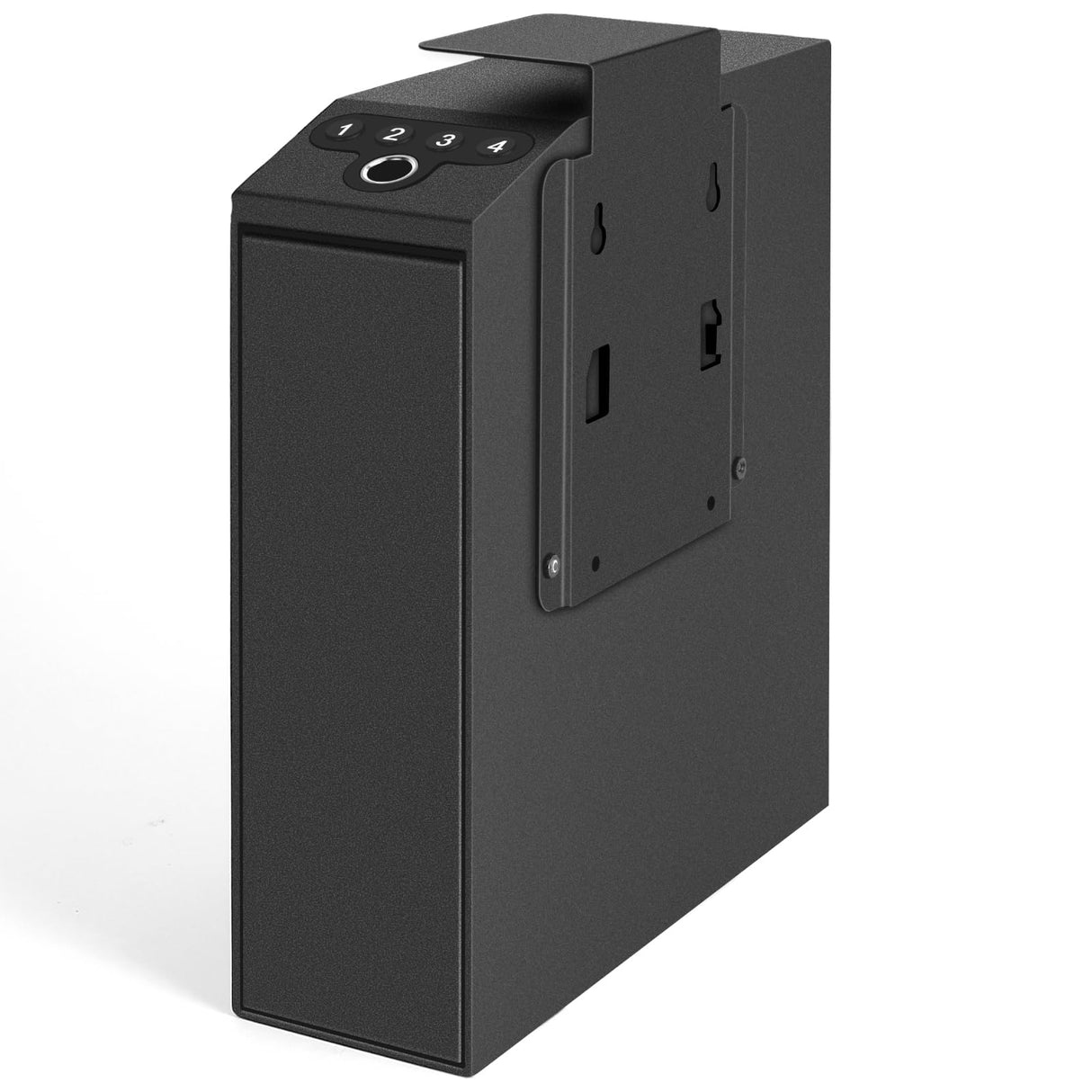 Biometric Gun Safe for Handgun,3 Ways Quick Access Pistol Safe with Fingerprint, PIN Code, Key,Handgun safe used for Nightstand, Bed side, Wardrobes, Wall or Other Hidden Corners HOROX