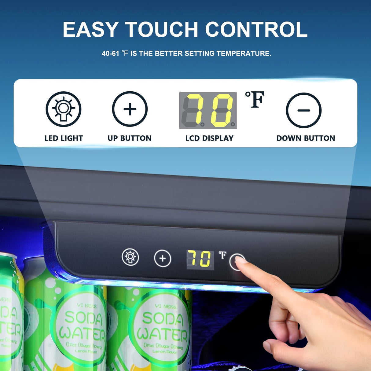 Antarctic Star Beverage Refrigerator -120 Can Mini Fridge for Soda Beer or Wine,Small Drink Dispenser, For Office or Bar with Adjustable Removable Shelves,Convertible Door ,3.2 Cu.Ft Antarctic Star