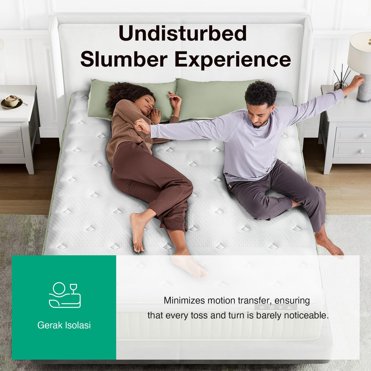 Novilla Hybrid King Mattress, 12 Inch King Size Hybrid Mattress in a Box with Individually Wrapped Coils & Euro Top for Pressure Relief & Motion Isolation & Cool Night Sleep, CertiPUR-US Certified Novilla