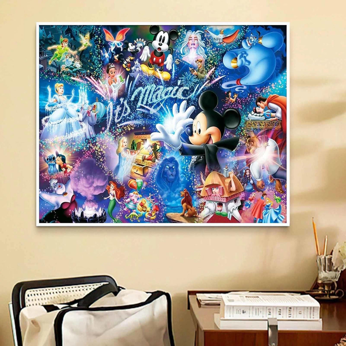 JYLMOOD Paint by Number for Adult Kits, DIY Cartoon Acrylic Oil Painting Kits for Adults Kids Beginners for Home Wall Decor Gifts 16x20 Inch (No Frame) JYLMOOD