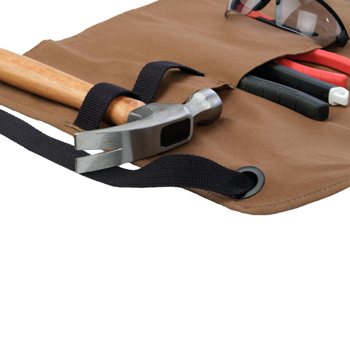 WOLVERINE Guardian Cotton Work Apron Durable & Comfortable for the Hardest Workers with Reinforced Pockets, Cross Strap Support and Quick Access Chest Pocket Brown WOLVERINE