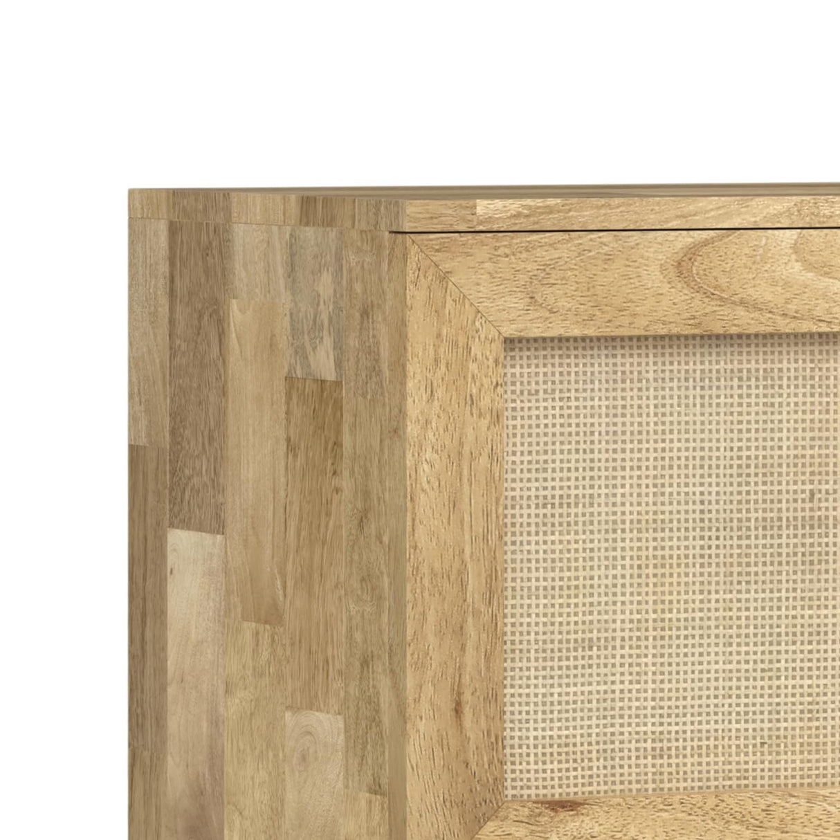 SIMPLIHOME Reeves Solid Mango Wood Wide Media Stand for TVs up to 65 inches for The Living Room and Entertainment Center, 60 inch, Natural SIMPLIHOME