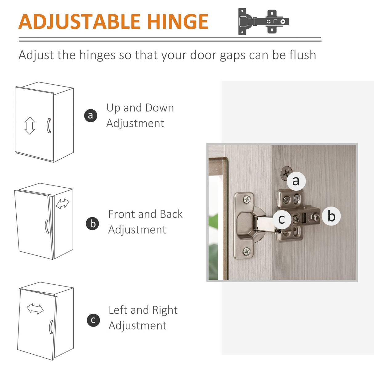 HOMCOM Farmhouse Sideboard Buffet Cabinet, Coffee Bar Cabinet with Storage Shelves, Kitchen Cabinet with 2 Framed Glass Doors and Anti-Topple, White HOMCOM