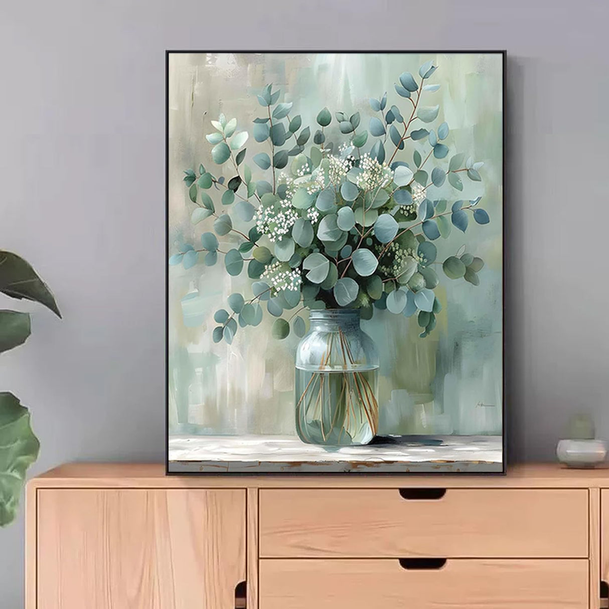 Flowers Paint by Numbers Kit for Adult-Flowers Paint by Number Canvas for Adults,DIY Paint by Numbers Flower Perfect for Home Wall Decor Gifts 16x20inch PHANTASYART