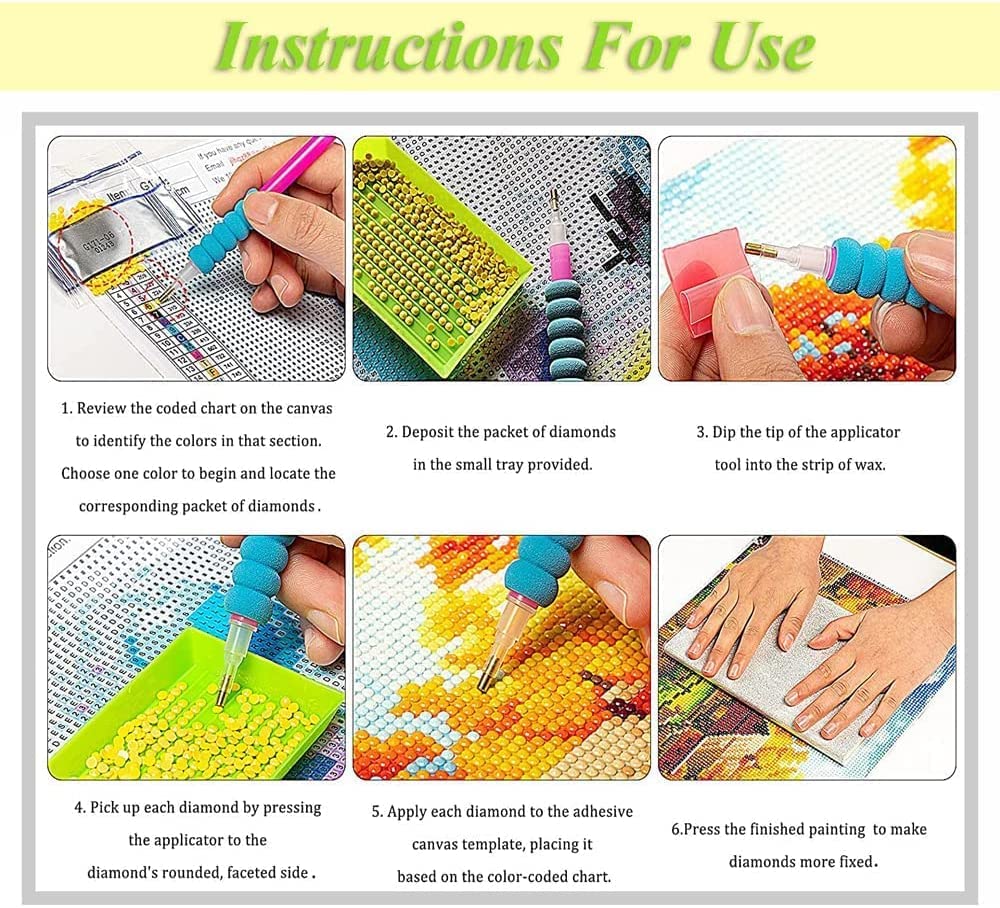 Owl Diamond Art Kits for Adults,Sun and Moon Diamond Painting Kit for Beginner,5D Diamond Painting DIY Full Drill Diamond Dots Diamond Painting with Tools,Gem Craft for Home Wall Decor 11.8x15.7in DYAIANGMU