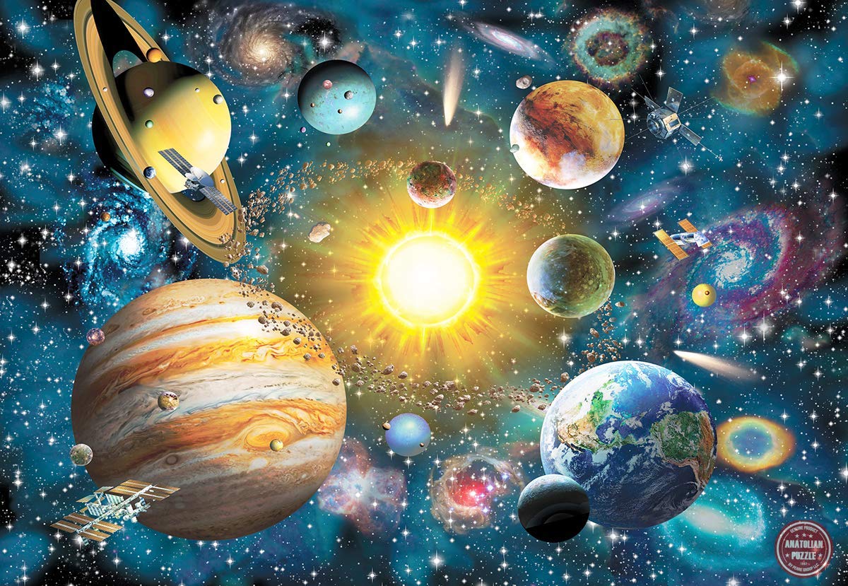 Anatolian Puzzle - Solar System, 2000 Piece Jigsaw Puzzle, Code: 3946, Multicolor Anatolian