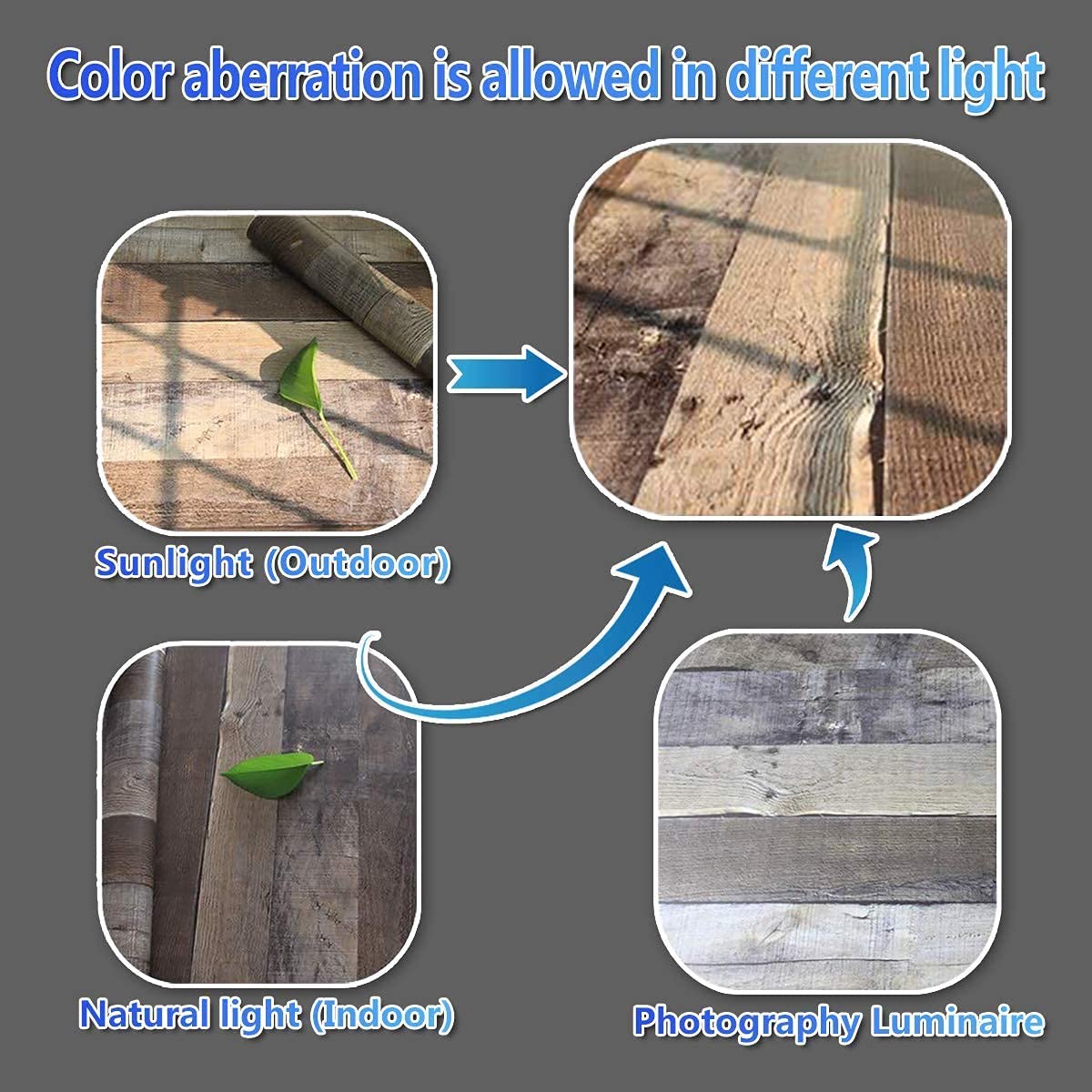 Livebor Gray Wood Peel and Stick Wallpaper Faux Wood Contact Paper 17.7inch x 118.1inch Wood Wallpaper Peel and Stick Shiplap Contact Paper Planks Self Adhesive Wallpaper Distressed Wood Wall Paper Livebor