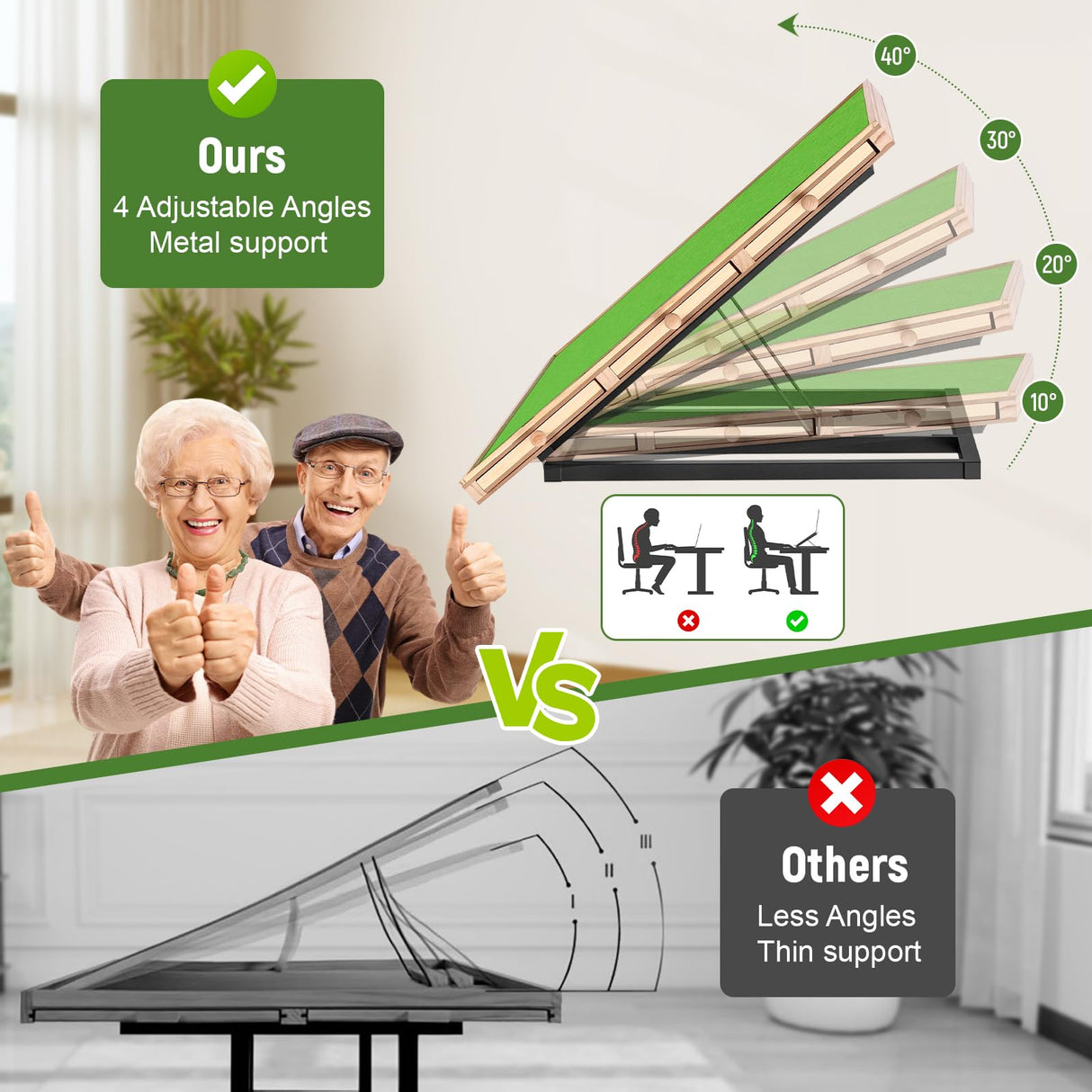 Tranqio 1500 Piece Jigsaw Puzzle Table with Metal Lazy Susan, Rotating Adjustable Height Puzzle Desk with Legs for Adults, 4-Tilting-Angle Portable Wooden Game Board with 6 Drawers & Cover Tranqio