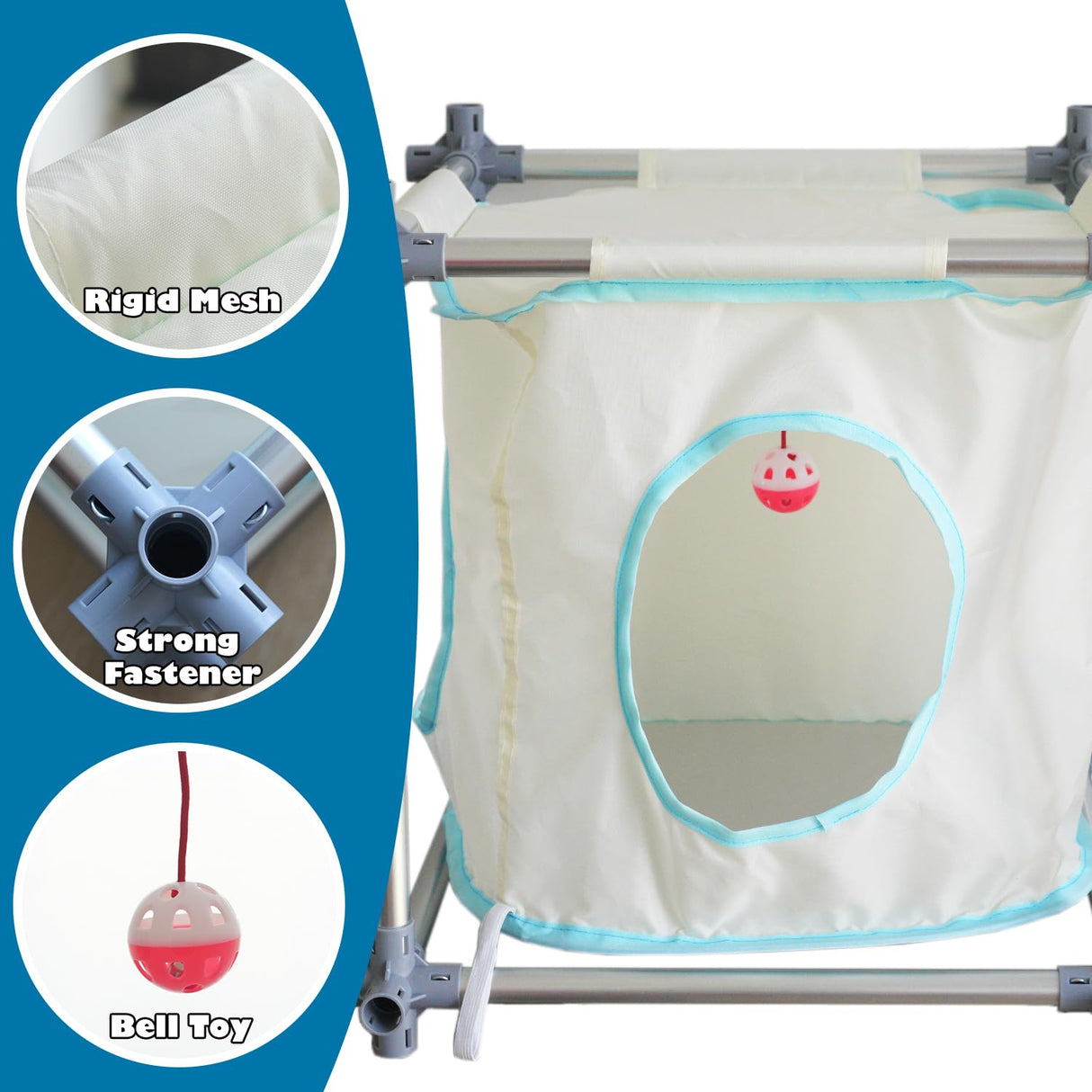 INTURN Catio Outdoor Cat Enclosure, Mega Kit for Outdoor and Indoor(Mega Kit) INTURN