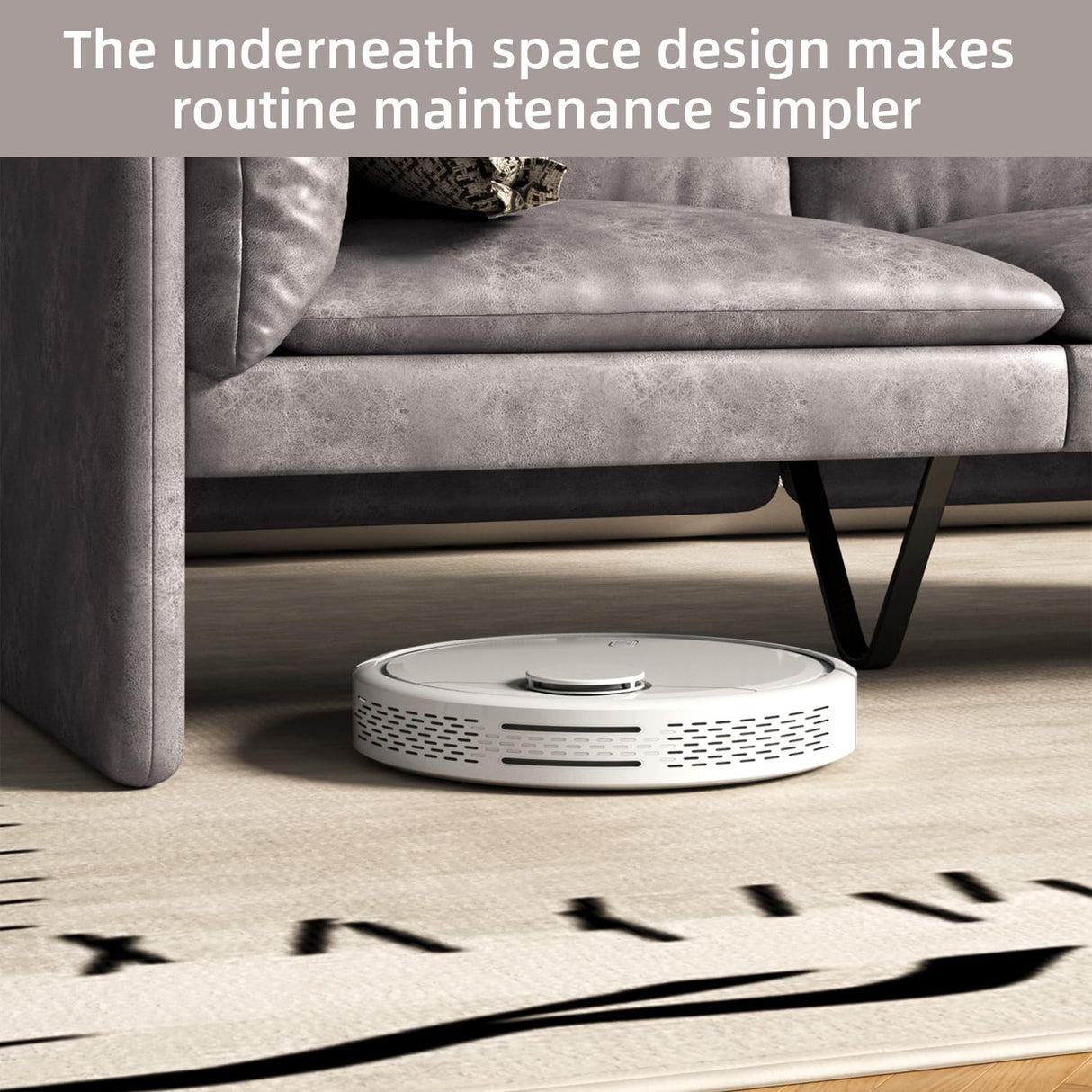 JFHID Leather Loveseat Sofa, Modern Love Seat with Thickened Cushions, Removable Cover, 68'' Small Leather Couch for Bedroom & Living Room, Grey JFHID