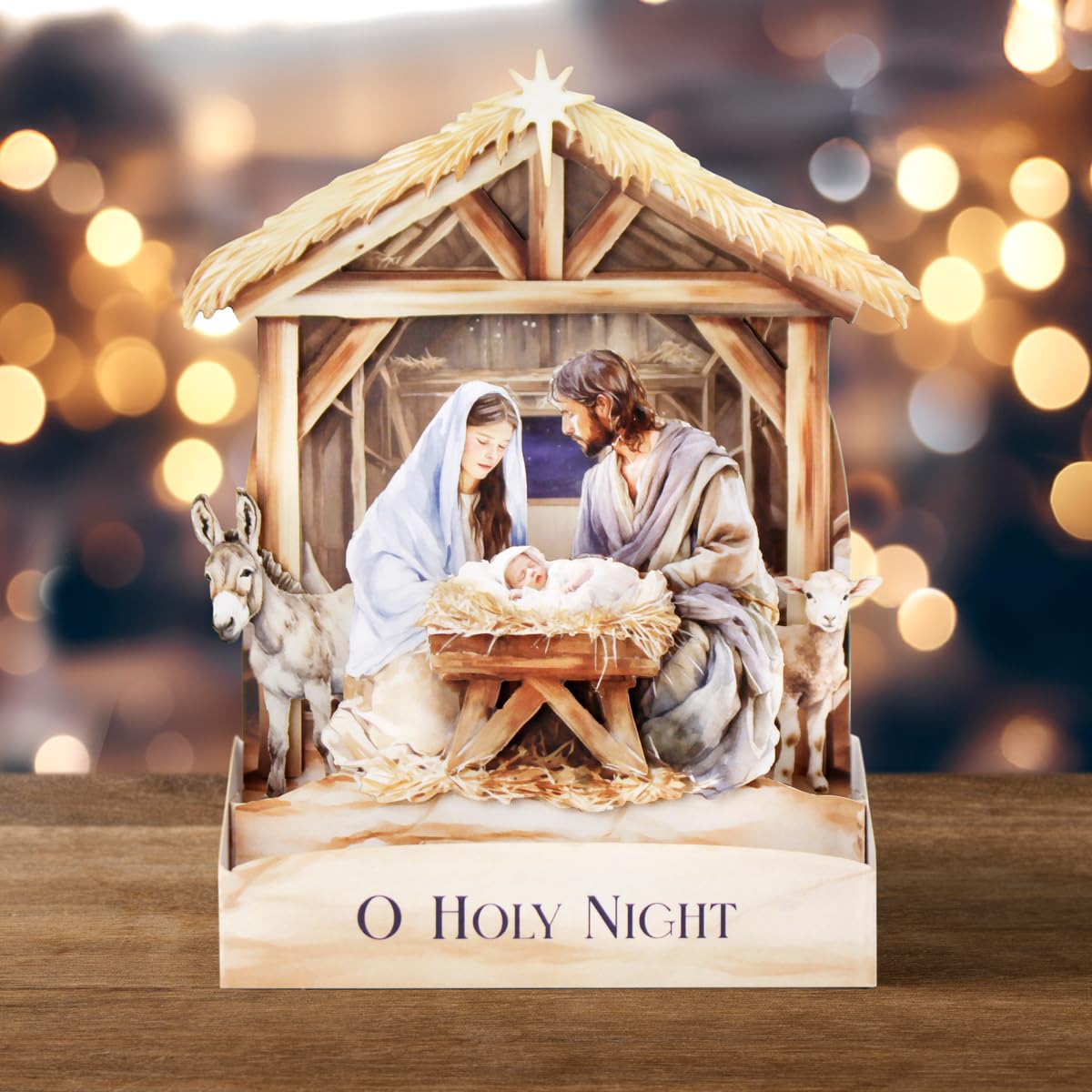 Katy Sue Nativity Scenes Pop Up Christmas Card Making Kit for Adults. Makes 12 Cards & Contains Nativity 3D Die-Cut Decoupage, Supports, Envelopes, Instructions & Foam Pads for Christmas Card Making Katy Sue