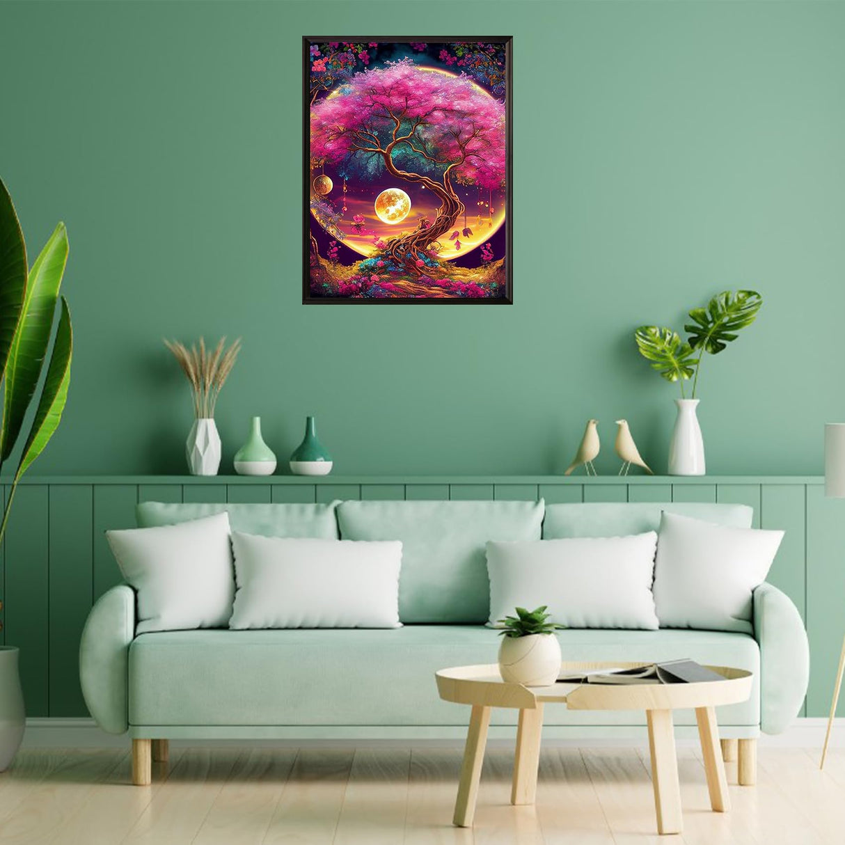 Aestalrcus Tree of Life Paint by Numbers Kit for Adults, Tree Paint by Numbers for Adults Beginner, Painting by Numbers Kits, Relaxation Home Wall Decoration and Gifts 16x20inch Aestalrcus