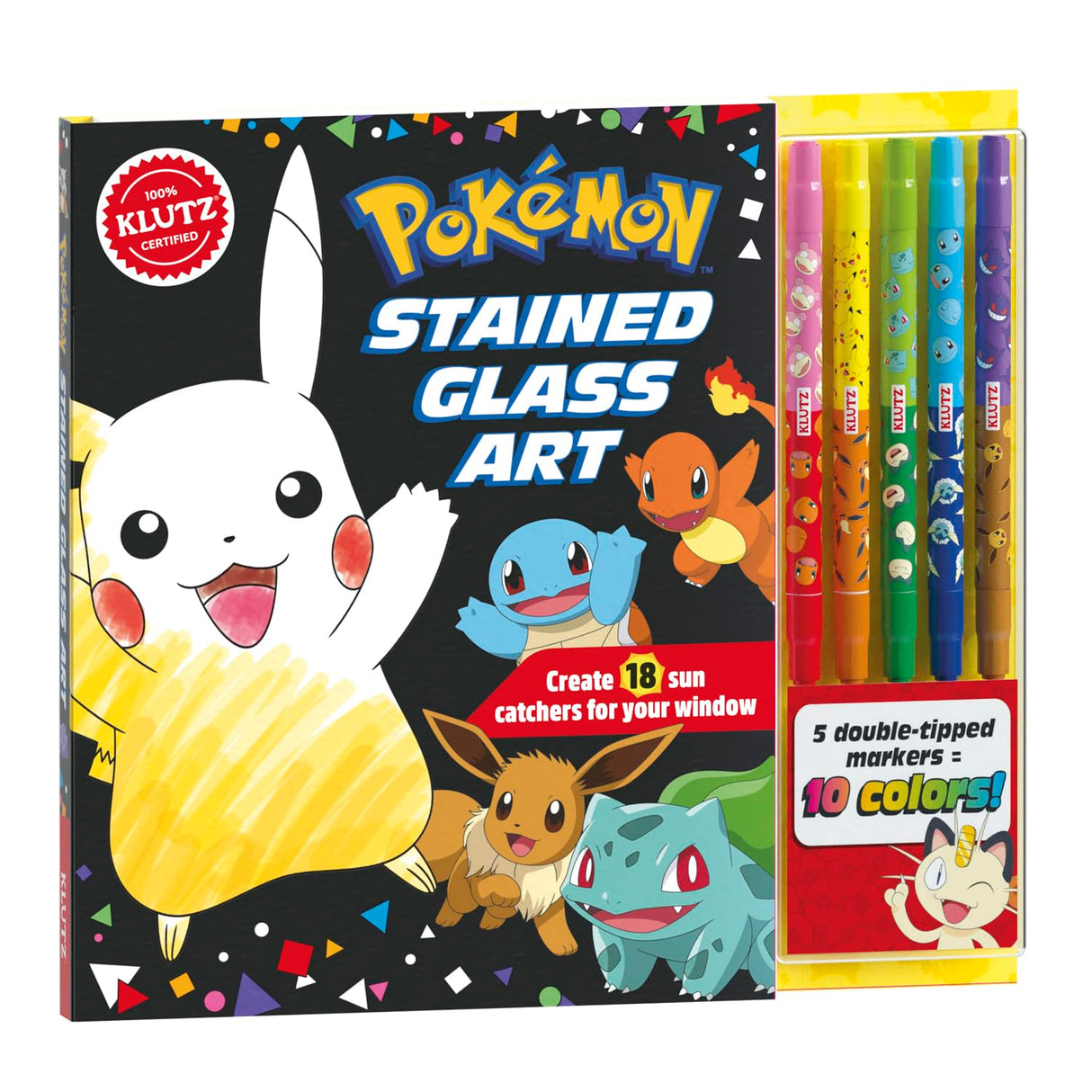 KLUTZ Pokémon Stained Glass Art Craft Kit Klutz