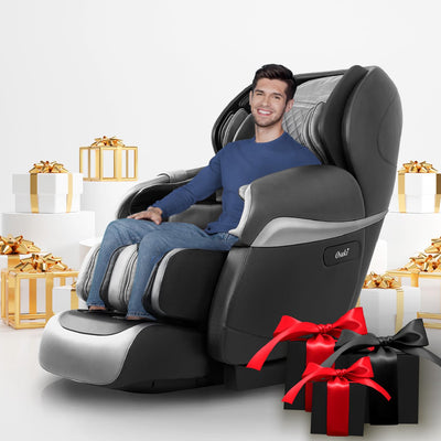 Osaki Pro OS-4D Paragon | Black | Massage Chair | Multi-Angle L-Track 4D Massage | Zero Gravity | Space Saving | Heating Foot Roller | Voice Recognition | High Intensity Fullbody Airbag