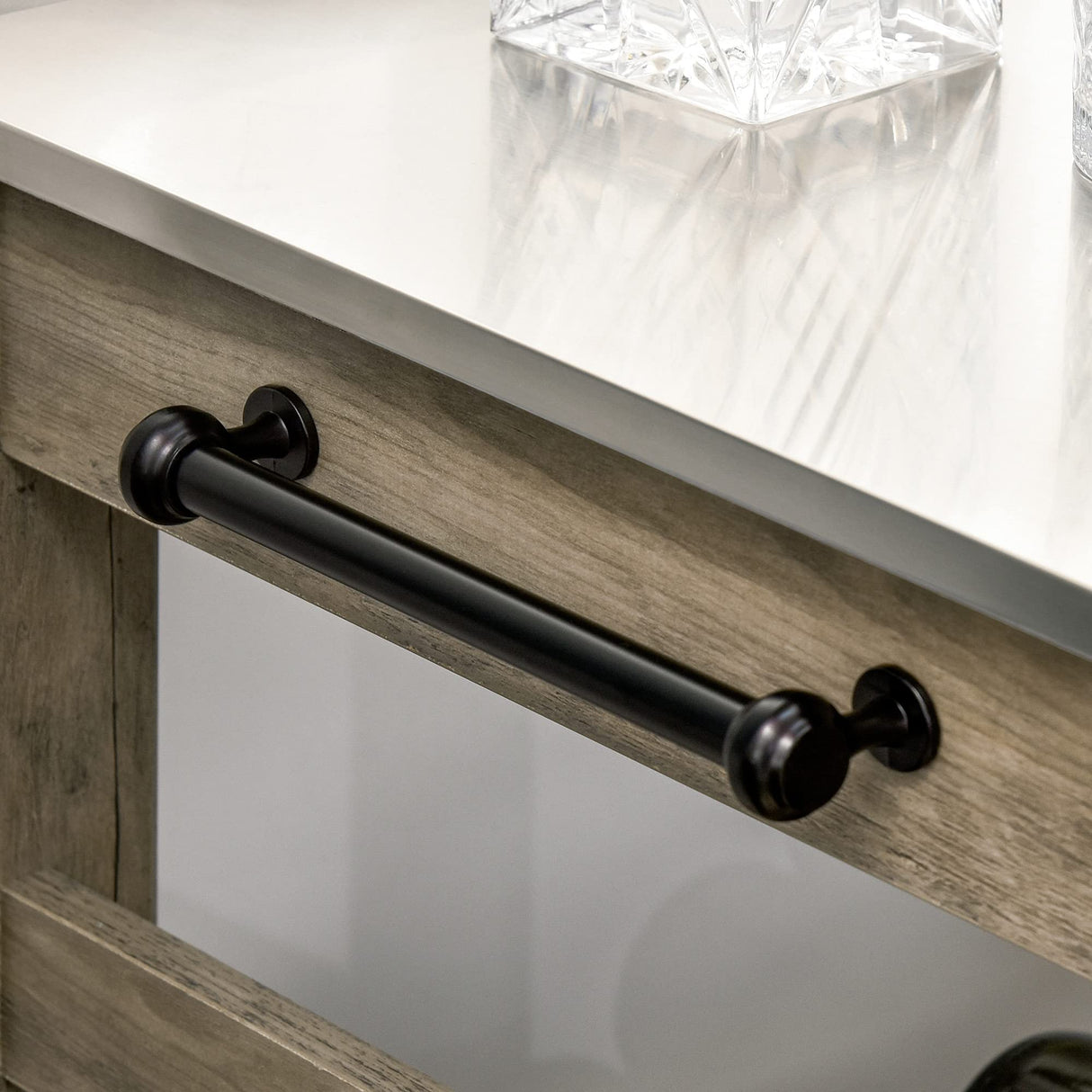 HOMCOM Rolling Kitchen Cart with Stainless Steel Countertop, 1 Bottom Shelf, 1 Slotted Middle Shelf and 4 Castor Wheels, Grey HOMCOM