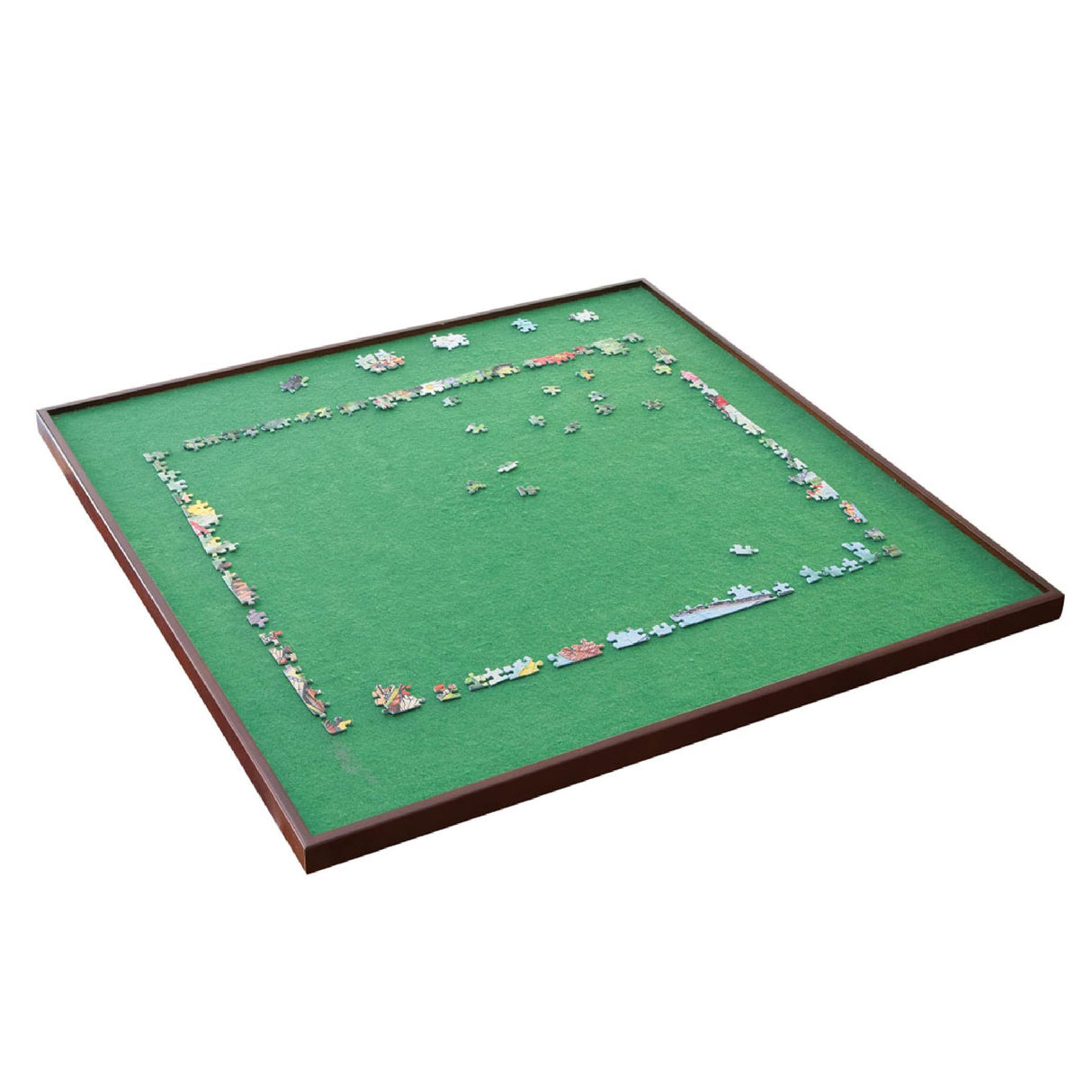 Bits and Pieces - Square Spinning Lazy Susan Puzzle Table - Rotating Jigsaw Puzzle Table - Puzzle Accessories - Puzzle Table - Fits 1500 Piece Puzzle - 34" x 34" Bits and Pieces