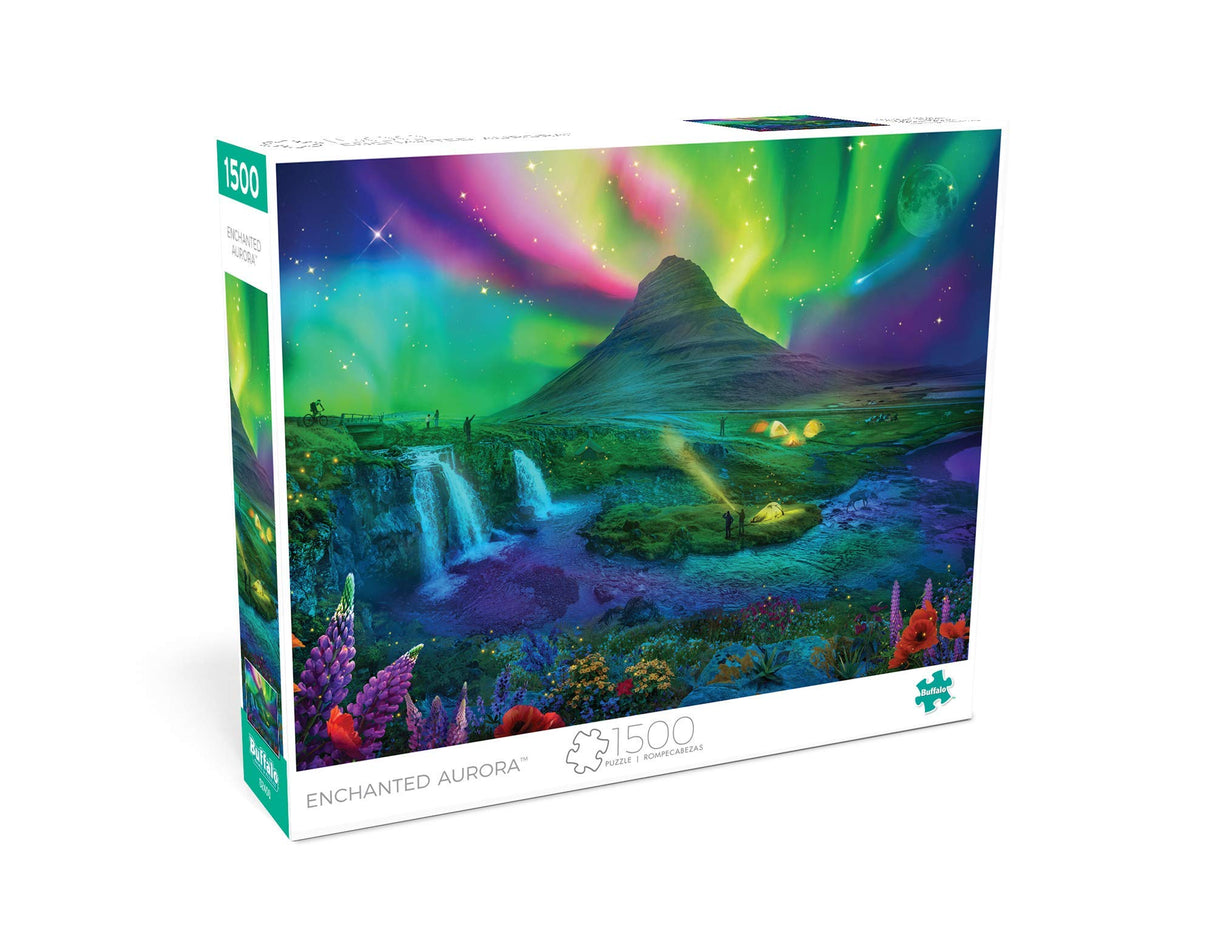 Buffalo Games - Lena - Enchanted Aurora - 1500 Piece Jigsaw Puzzle for Adults -Challenging Puzzle Perfect for Game Nights - Finished Size is 38.50 x 26.50 Buffalo Games