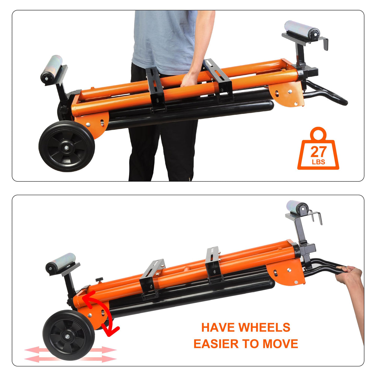 Miter Saw Stand with Pedestal Roller, Stainless Steel Portable Work Support Stand for Workshop Tools, 500 Lb Max Table Saw Stand Miter Saw Table, Folding Table Saw WINMAX TOOLS AUTOMOTIVE