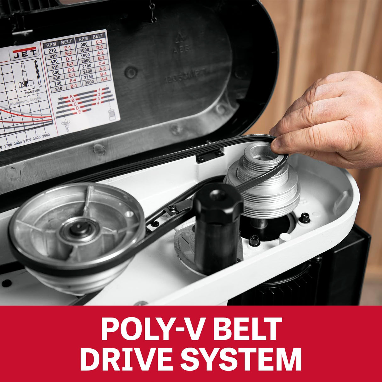 JET 17-Inch Floor Drill Press, 3/4 HP, 1Ph 115V (Model JDP-17) Jet