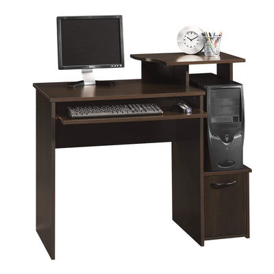 Sauder Beginnings Collection Computer Desk For Residential Use, Non Residential Use - Cinnamon Cherry Finish, Transitional, L: 39.61" x W: 19.45" x H: 34.02"