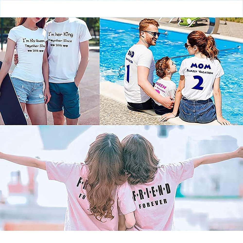 ORJ 5 PCS Unisex Sublimation Blank T Shirt White Polyester Shirts Crew Neck Short Sleeve for Sublimation T Shirt ORJ