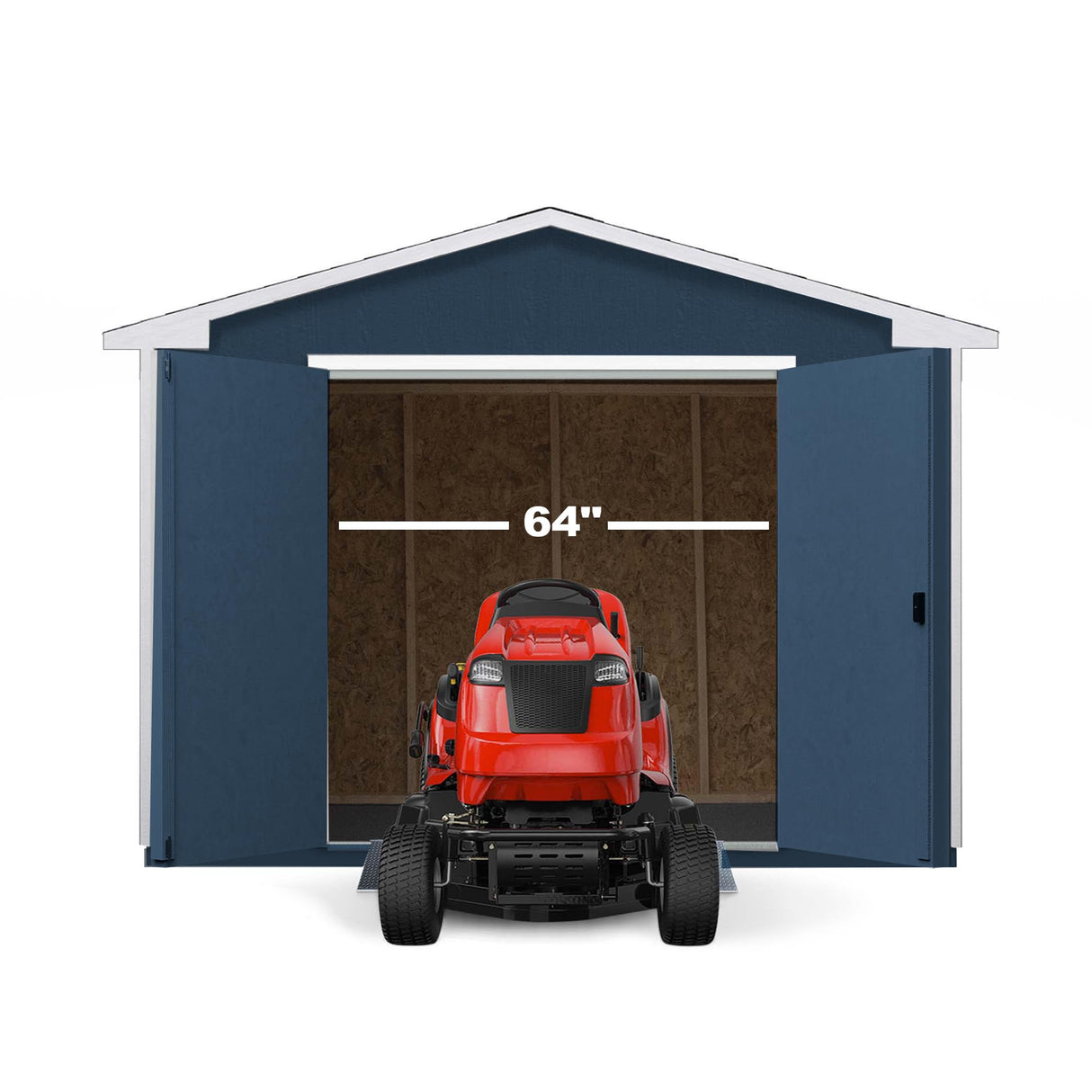 Handy Home Products Charleston Value Gable 10x16 Do-It-Yourself Wooden Storage Shed with Floor Handy Home Products