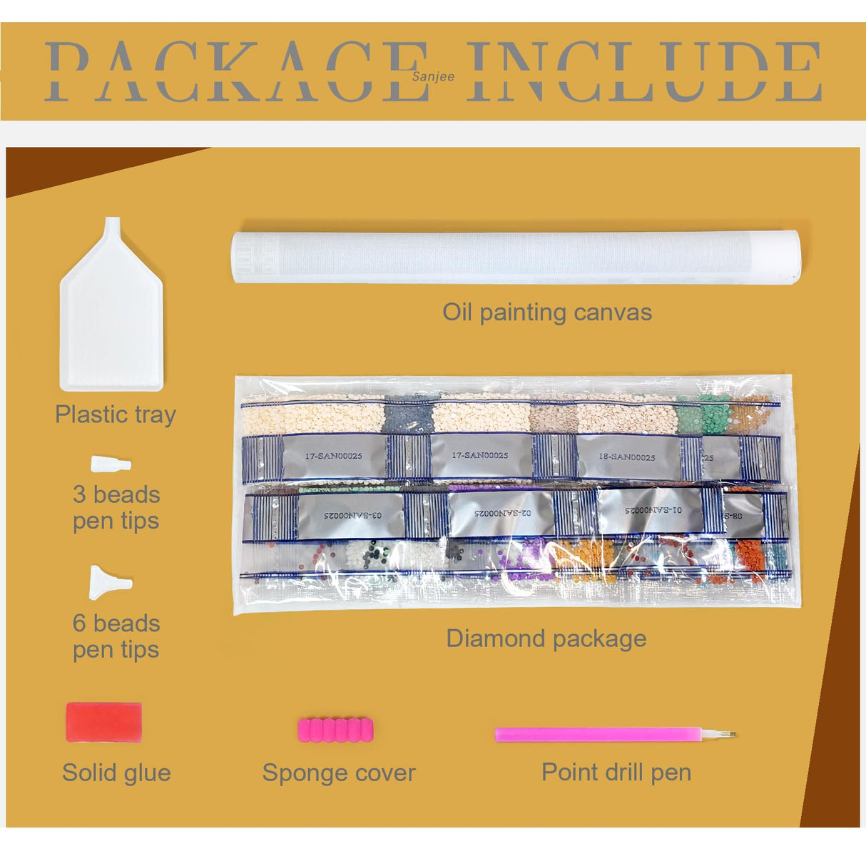 Sanjee Fantasy Diamond Painting Kits for Adults, 5D DIY Tree Diamond Art Kits for Beginners, Round Full Drill Diamond Dots Paintings Diamond Painting for Home Wall Decoration Gift, 12x12inch Sanjee