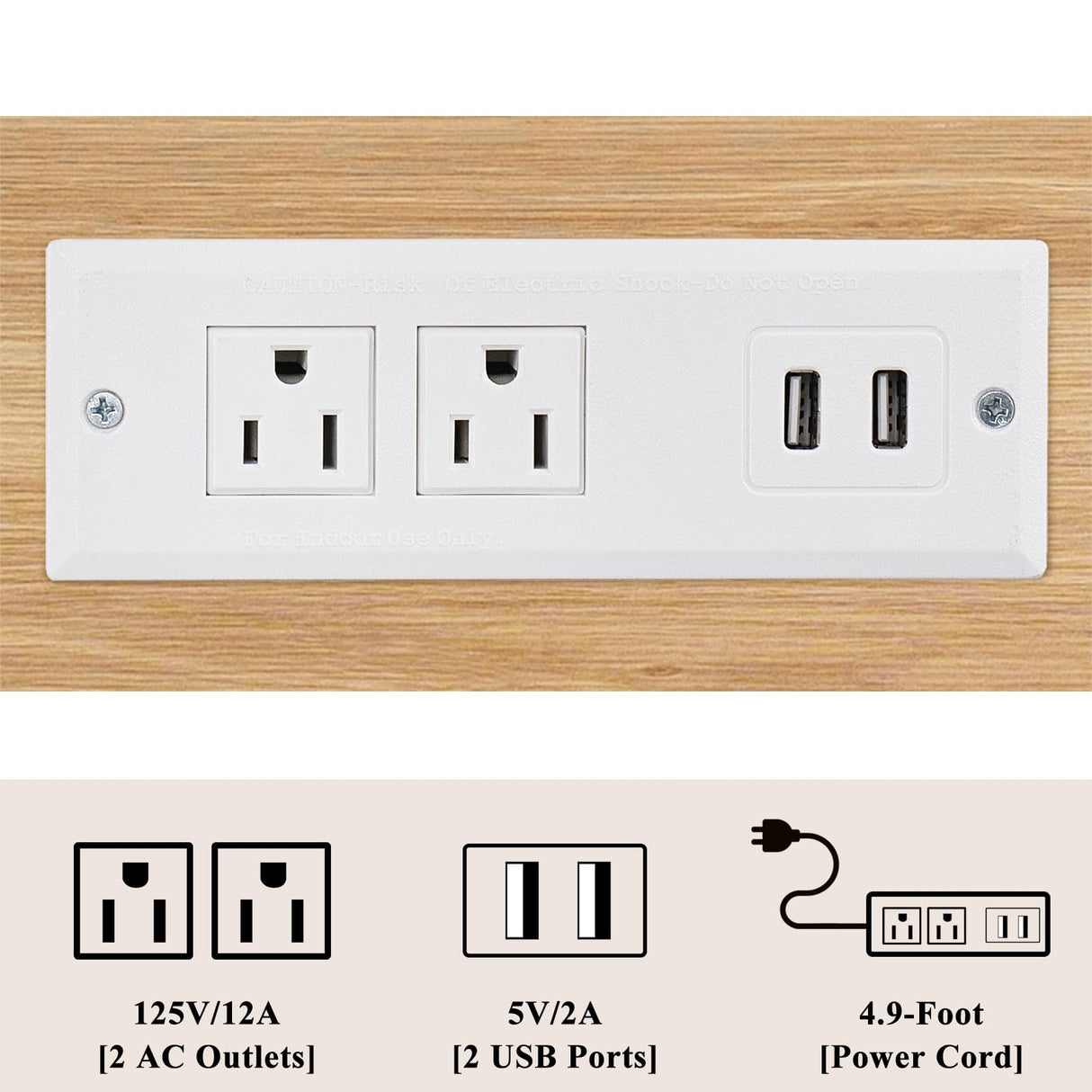 3-Tier Small Narrow Bamboo Side Table with Charging Station, Skinny Nightstand for Small Space, Slim Bedside Table with Storage for Couch, Wooden Thin End Table with USB Ports and Outlets, Natural YUFAM