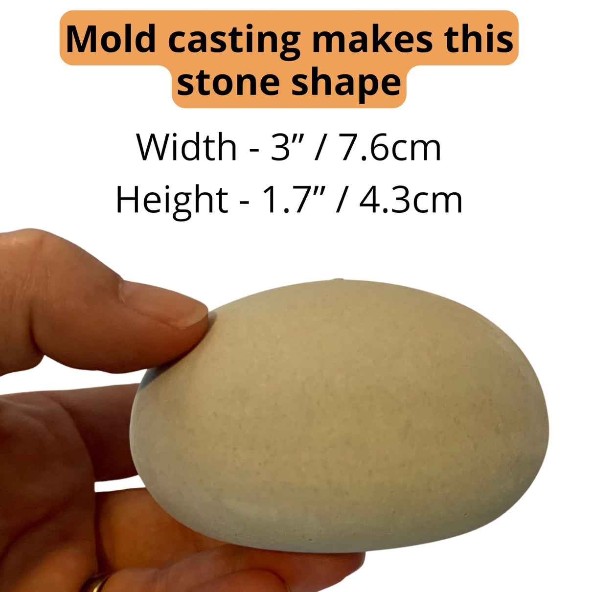 Silicone Mold for Making Smooth Rocks and Stones for Art - Includes Dome Template - Design #1 by Happy Dotting Company - Reusable for Art Including Mandala Dotting - Drawing Painting DIY Crafts Happy Dotting Company