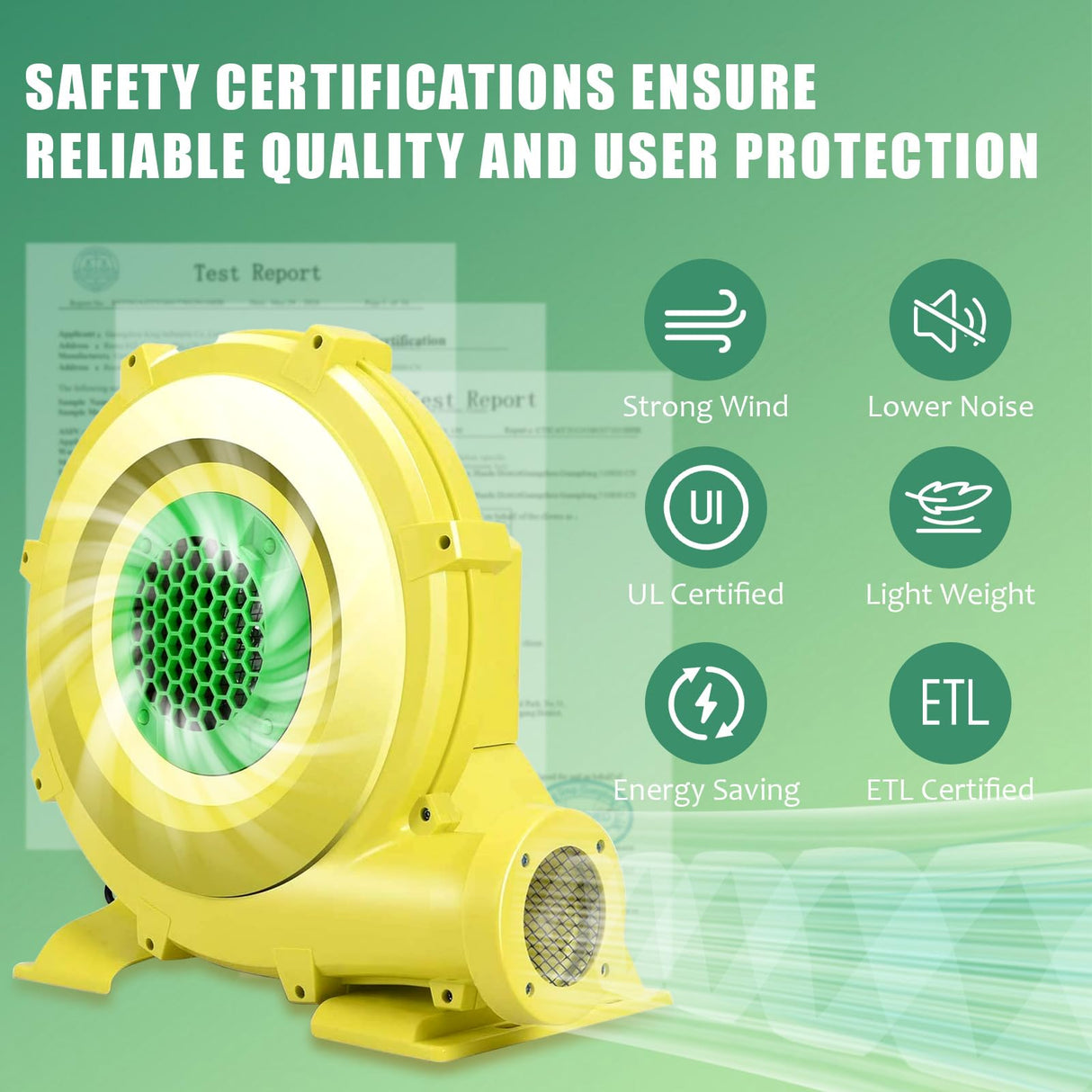 White Bounce House for Adults Kids, 100% PVC Commercial Grade Bounce House with 750W Blower Large Inflatable Balloon House for Birthday Party Wedding Gender Reveal and Other Celebrations 13x11.5x10ft awesmflate