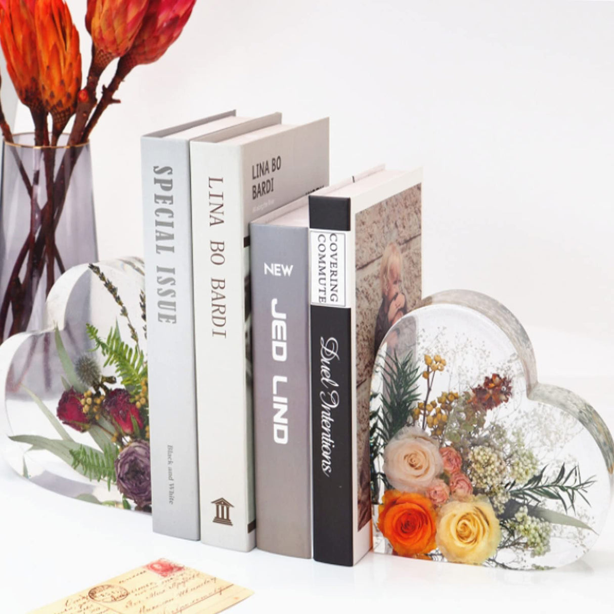 Large Silicone Molds for Resin, Heart Resin Mold, Epoxy Resin Molds for Flowers Preservation, Resin Art Casting, DIY Wedding, Valentine, Home Decors (8.3'' x 2'') Actvty