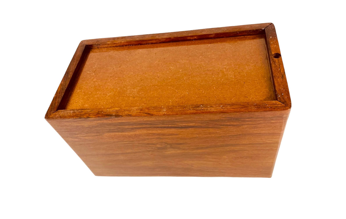 Sunrise Wood Store Wooden Urn for Human Ashes-Premium Handcrafted Rosewood Urn Box for Adult Male/Female-Handmade Viking Ship Engraved Funeral Urn Generic