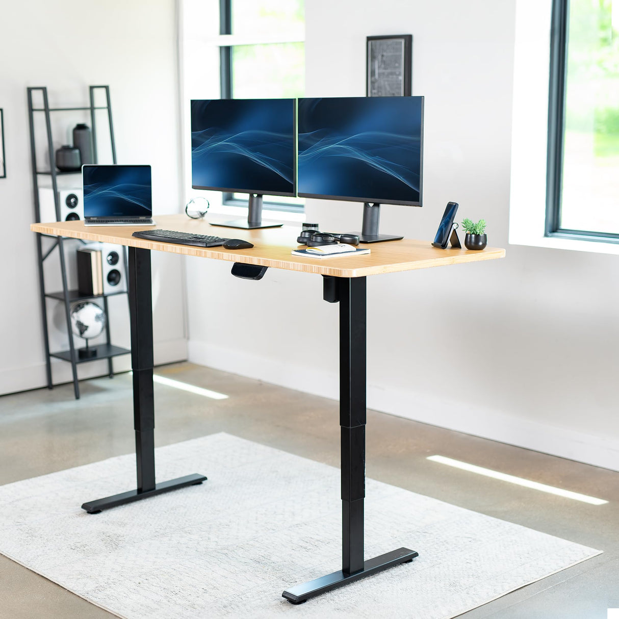 VIVO Universal 71 x 30 inch Solid One-Piece Table Top for Standard and Sit to Stand Height Adjustable Home and Office Desk Frames, Bamboo, DESK-TOP71O VIVO