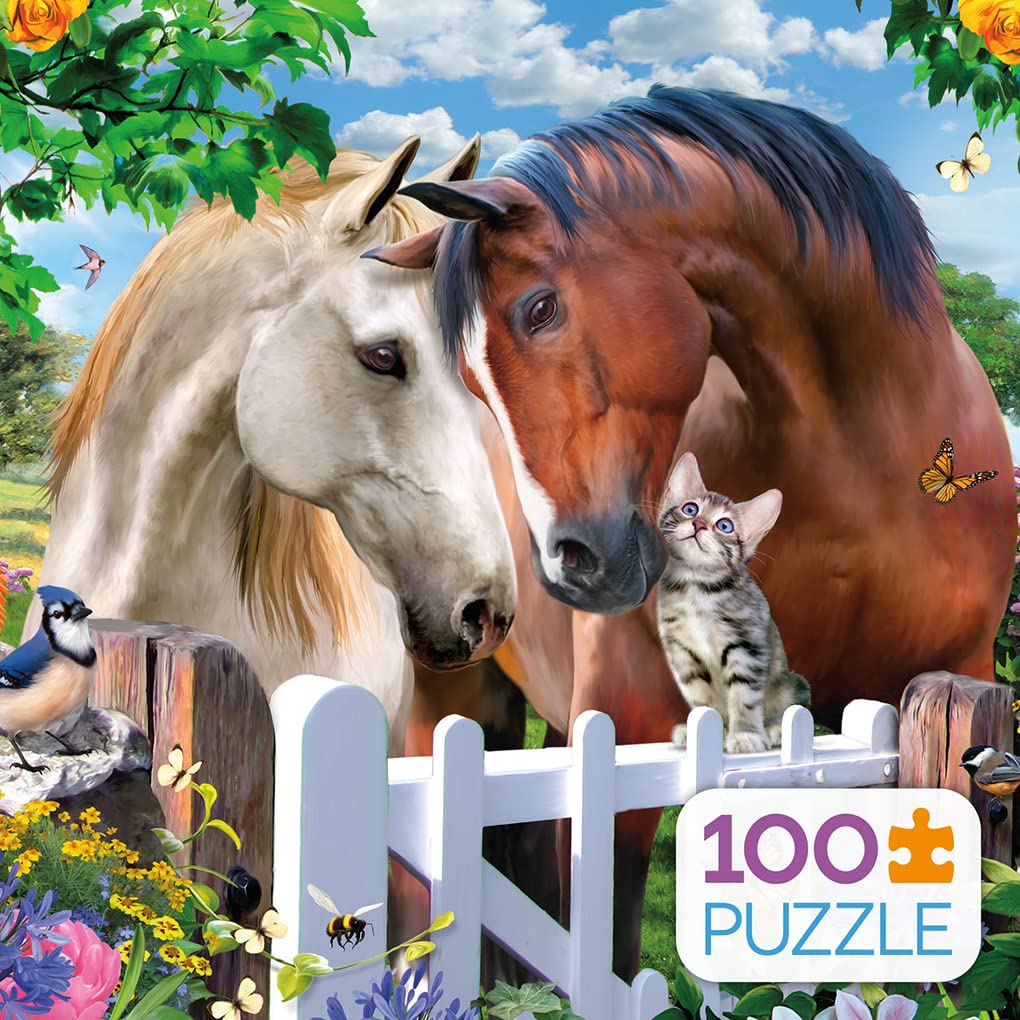 Ceaco - Howard Robinson - Garden Gate Friends - 100 Piece Jigsaw Puzzle Ceaco