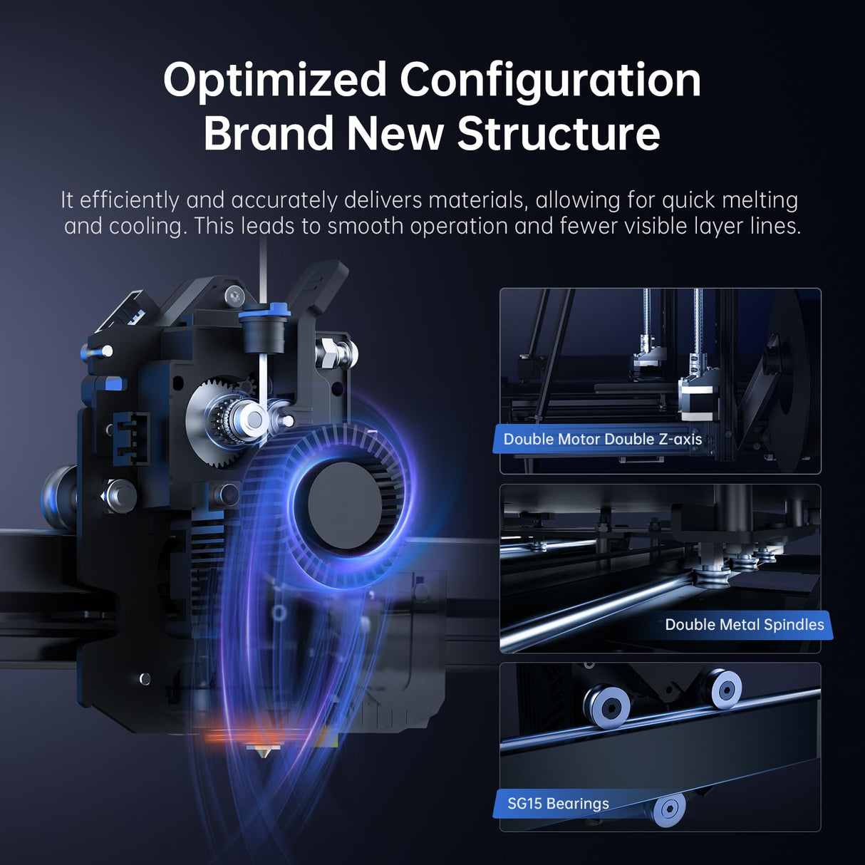 Anycubic Kobra 2 Max 3D Printer, 88L Large 500mm/s Printing Volume with Auto Leveling, Vibration Compensation & Flow Control for Enhanced Print Quality ANYCUBIC