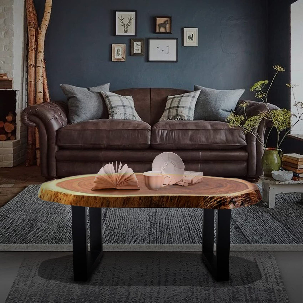 ALLCOS Bench Legs 16 Inch Metal Coffee Table Legs Heavy Duty Furniture Desk Chair Legs, Set of 2, Black ALLCOS