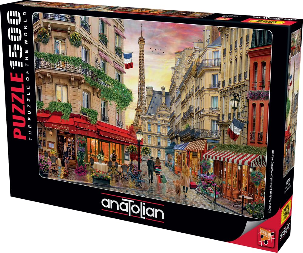 Anatolian Puzzle - Cafe Eiffel, 1500 Piece Puzzle, #4572 Anatolian