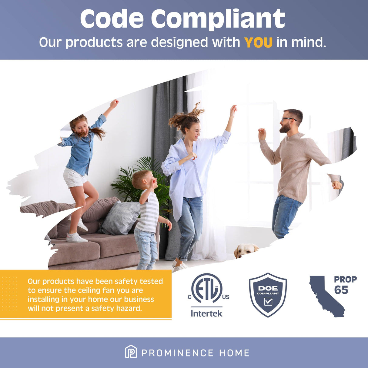 Prominence Home Abner Modern Farmhouse 52 Inch Ceiling Fan with Light, Outdoor Fan/Indoor Tri-Mount LED Ceiling Fan with 5 Blades, Silver Oak and Maple Brown Blade Finish Options, Bronze (80091-01) Prominence Home