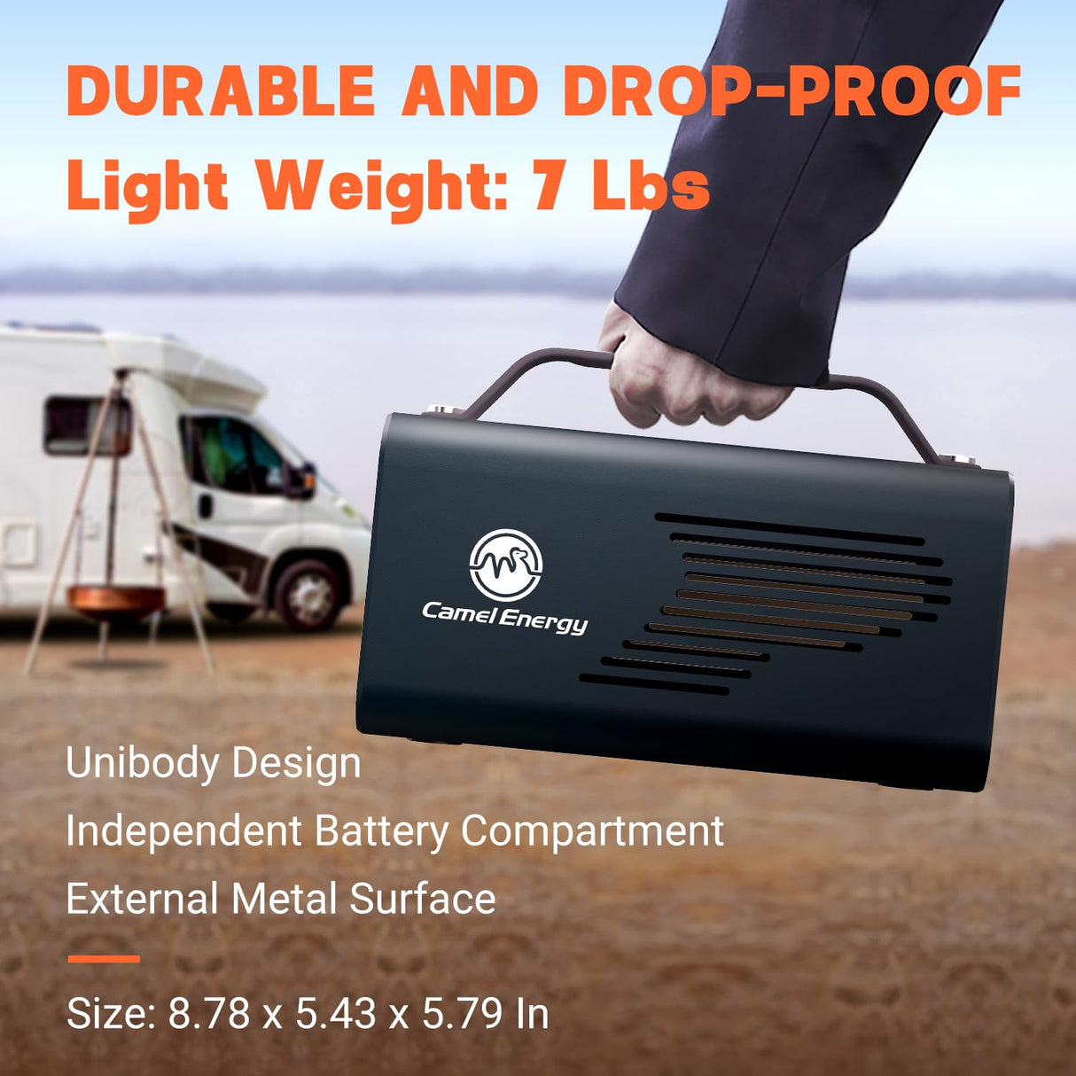 Camelenergy Lifepo4 Power Station 230Wh 200W LiFePO4 Power Generator Multiple Outlets AC Outlet PD 60W Stable Solar Generator for Home Trip Blackout Camping Gear Outdoor Emergency camelenergy