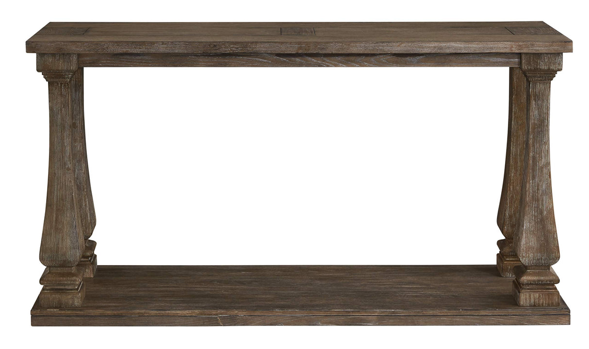 Signature Design by Ashley Mallacar Vintage Sofa Console Table, Weathered Gray Signature Design by Ashley