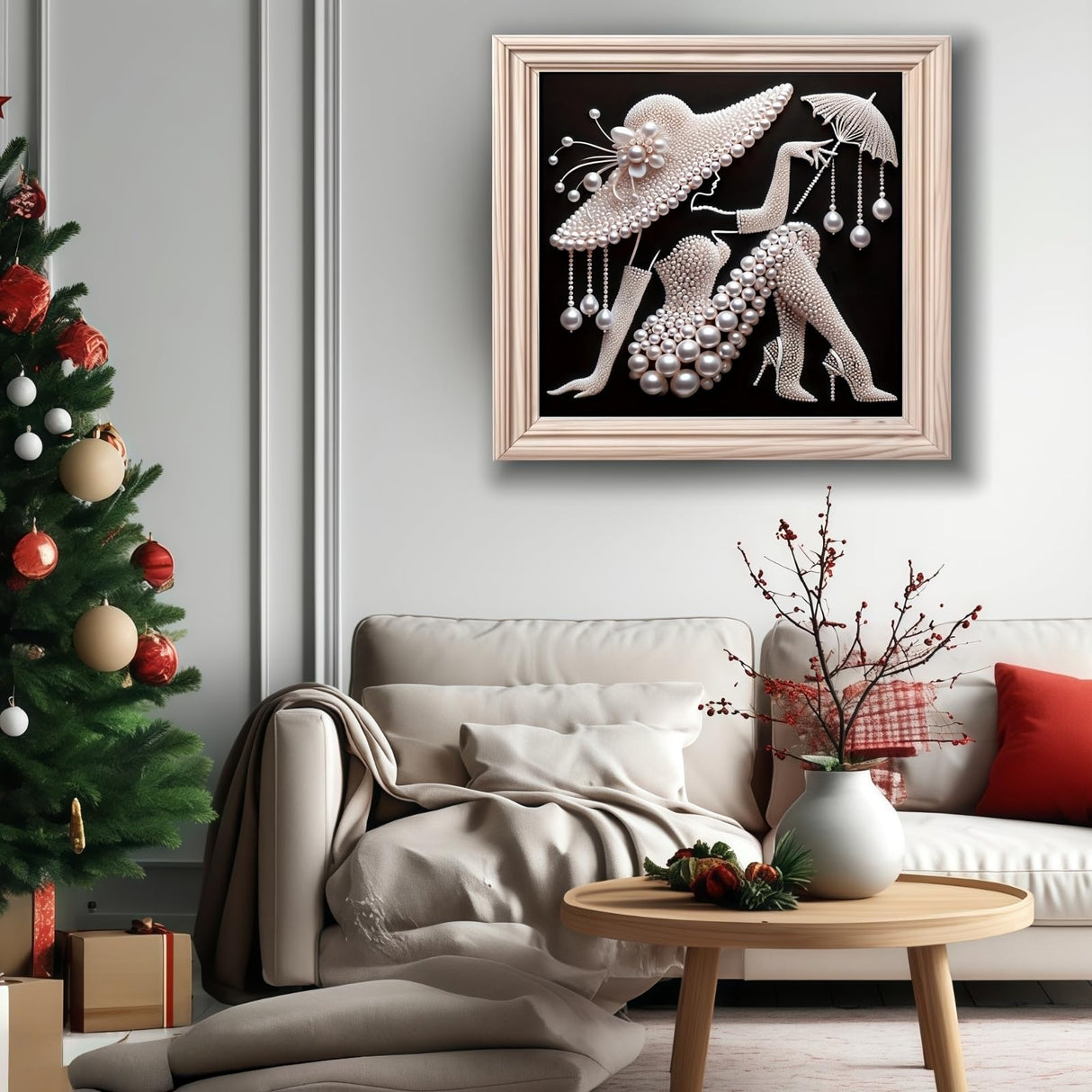 5D Diamond Painting Kits for Adults, Elegant Women Diamond Art Kits for Adults Beginner, DIY Special Shaped Rhinestones Crystal Art Diamonds Dot Gem Painting for Home Wall Decor 11.8x11.8inch BYGFHLYW