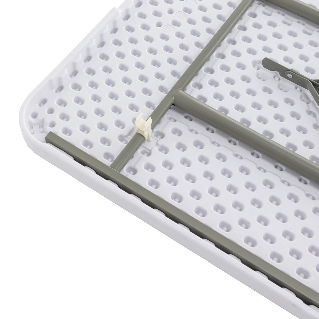 BTEXPERT 8-Foot-96 long White Plastic Folding Table Portable 30" Wide, 29" High, Indoor Outdoor Events Banquet Dining Party Patio, One BTEXPERT