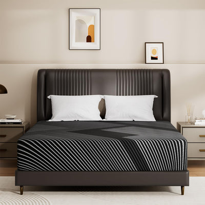 Full Mattress, 10 Inch Gel Memory Foam Full Size Mattress in a Box with Breathable Washable Removable Cover, Fiberglass Free, Pressure Relief,Medium Firm Mattresses, Made in USA, CertiPUR-US Certified