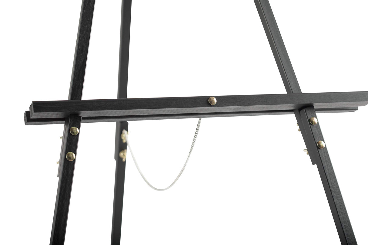 Studio Designs Art Studio Display Easel - Portable Wood Easel to Display Art Projects on Tabletops or Floors - Adjustable Height for Different Surfaces and Projects, Black SD STUDIO DESIGNS