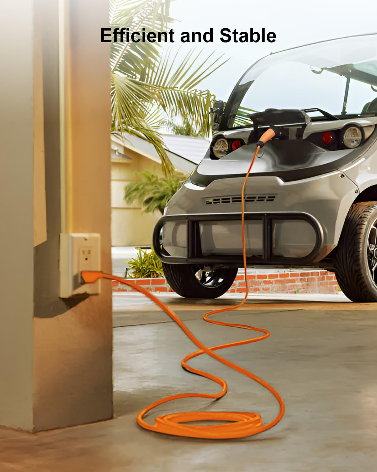 10FT EV Car Charging Cable Compatible with Golf Carts EV Power Cable Y-30 220V US Plug HZSIFU