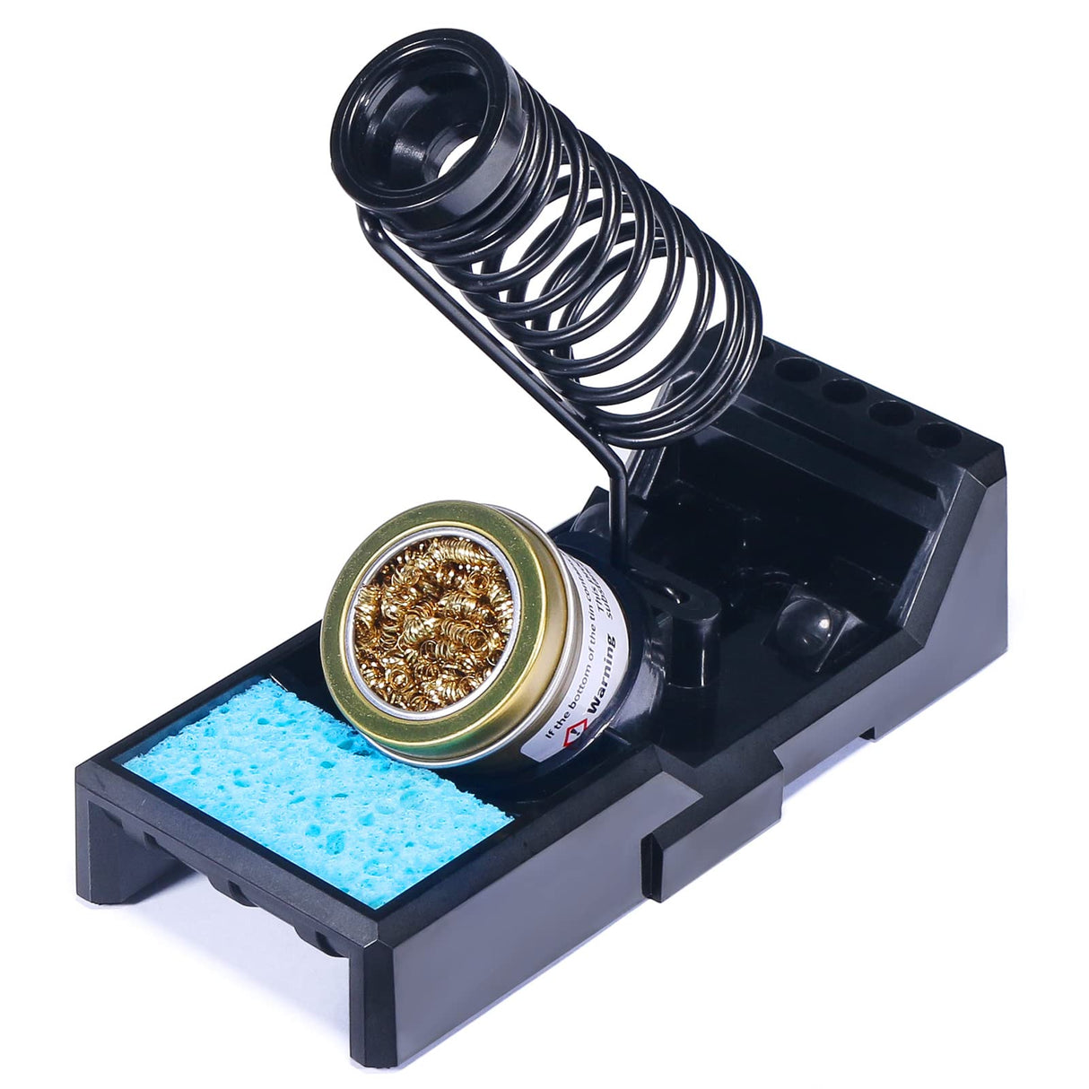 YIHUA X-4 Premium Soldering Iron Holder with Brass Wool, Cleaning Sponge and Solder Tip Slots YIHUA