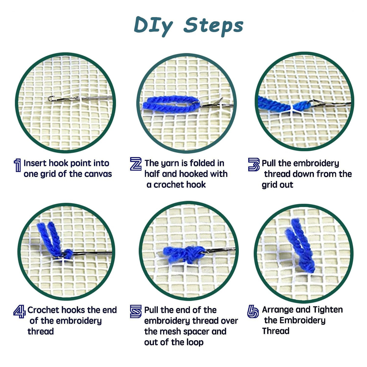 YP Latch Hook Kits for Kids Adults DIY Rug Tapestry Kits with Printed Canvas Embroidery Kits Festival Gifts Home Decoration (Penguin,11.8inch X 11.8inch) YP