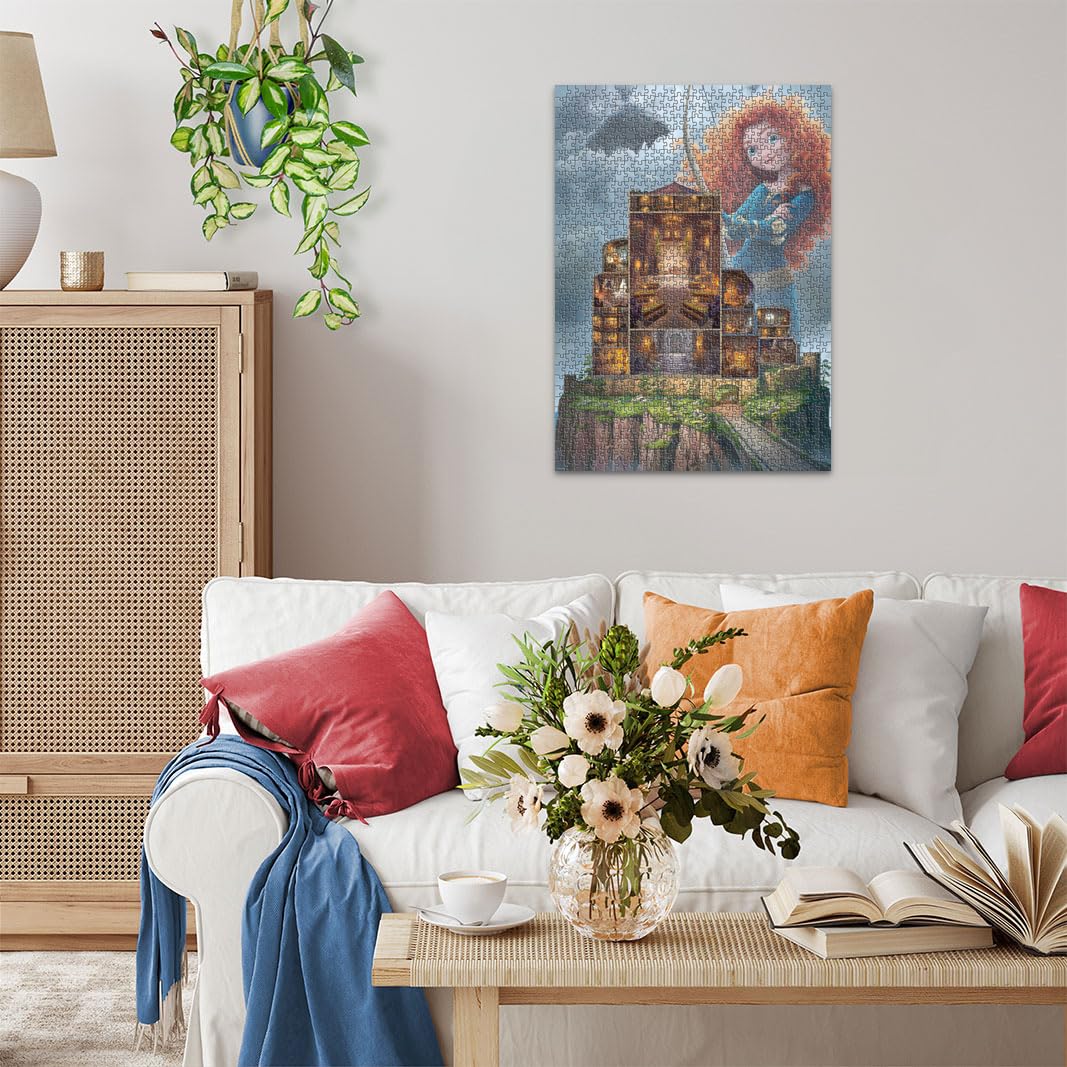 Ravensburger Disney Castle Collection: Merida 1000 Piece Jigsaw Puzzle for Adults - 12000263 - Handcrafted Tooling, Made in Germany, Every Piece Fits Together Perfectly Ravensburger