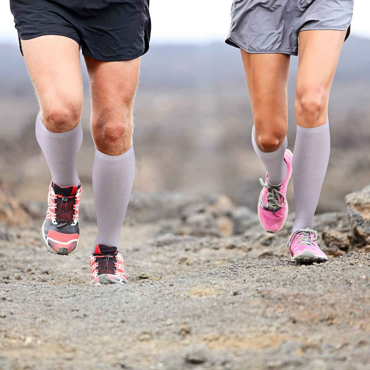 Sintege 6 Pairs Sublimation High Socks Printable Athletic Crew Socks for Men Women Teen Sports Socks Party Decoration(White) Sintege