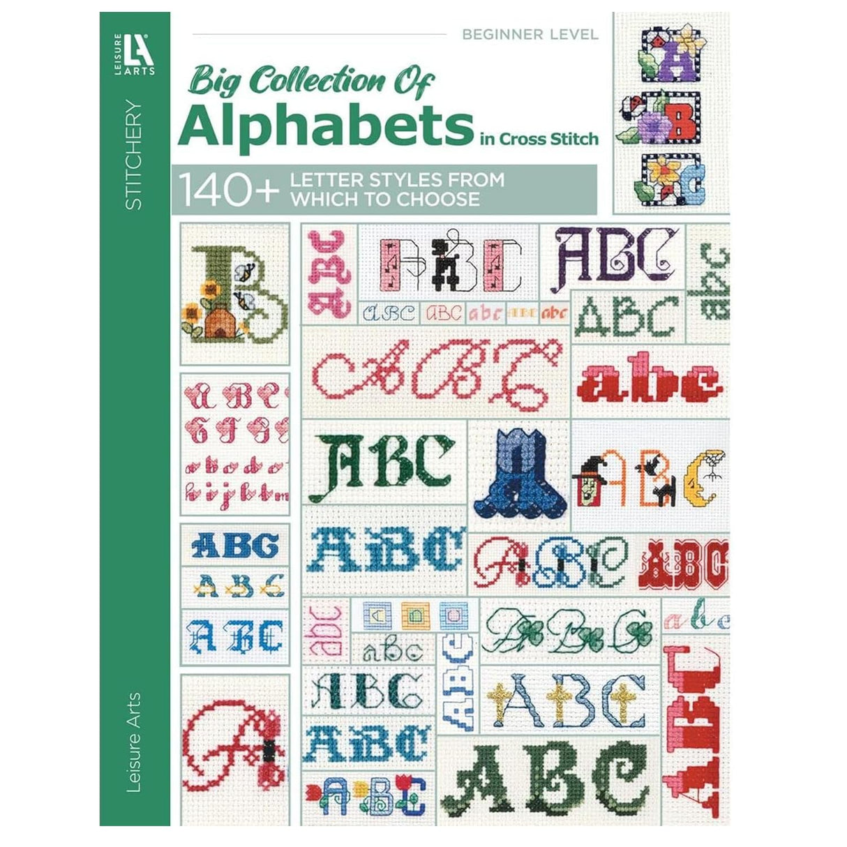 A Big Collection of Alphabets in Cross Stitch LEISURE ARTS